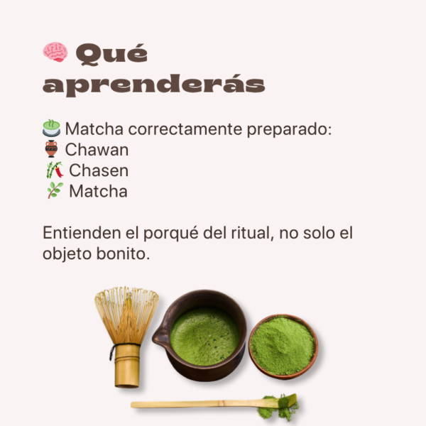Aprende Té Verde y Matcha