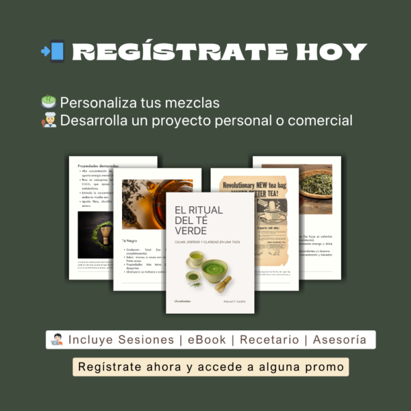 Aprende Té Verde y Matcha