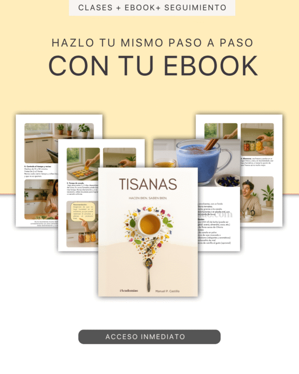 Aprende Tisanas Herbales, Florales y Frutales