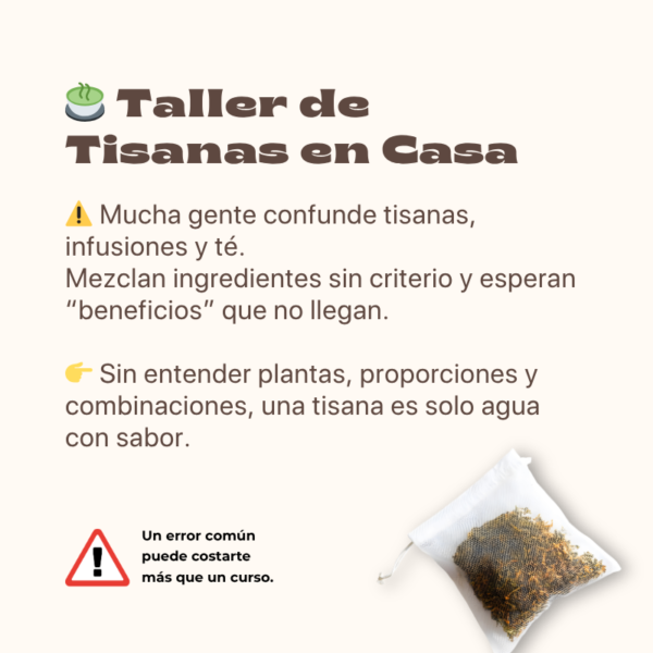Aprende Tisanas Herbales, Florales y Frutales