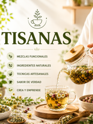 Aprende Tisanas Herbales, Florales y Frutales