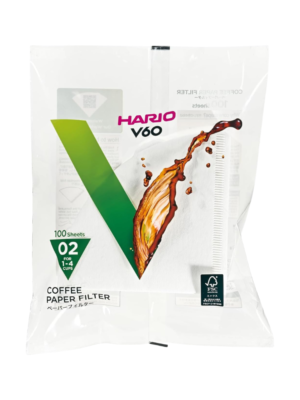 106 Filtros de papel Hario para cafetera V60 blancos 02 100 pzas.