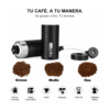 Molino manual de café con fresa cerámica — Ajustable