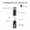 Molino manual de café con fresa cerámica — Ajustable