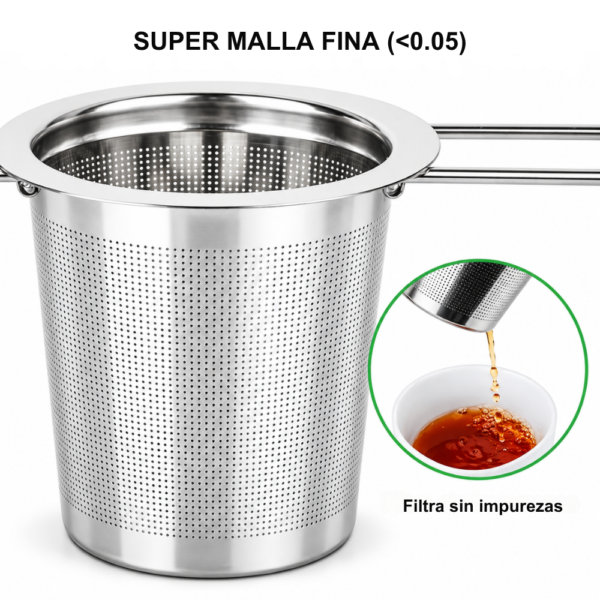118 Infusor de acero inoxidable de malla ultrafina