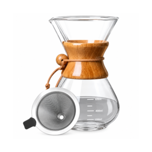Cafetera de vidrio tipo Chemex — 600 ml