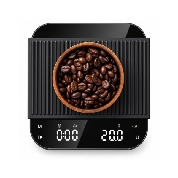 128 Báscula ULTREAN para café — 0.1 g a 3 kg con temporizador