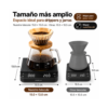 132 Báscula ULTREAN para café — 0.1 g a 3 kg con temporizador