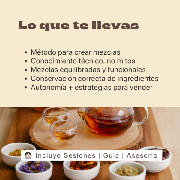 rea tu marca de tisanas