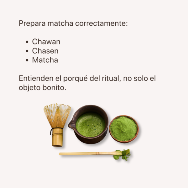 Experiencia Té Verde & Matcha