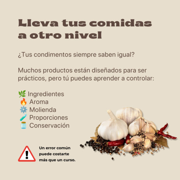 Crea tus propios condimentos caseros