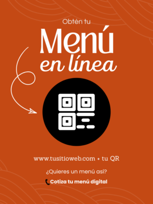 Menú digital + QR