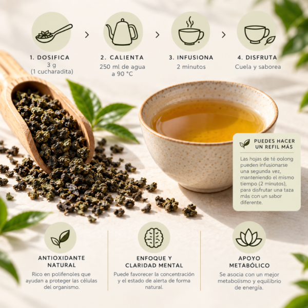Té Oolong — Ligera Oxidación y Equilibrado